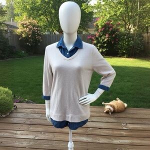 *4 FOR $10* Mock layer Sweater